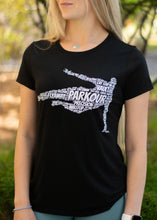 Load image into Gallery viewer, PARKOUR WORD ART TEE - WOMEN'S