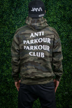 Load image into Gallery viewer, ANTI PARKOUR PARKOUR CLUB CAMO HOODIE
