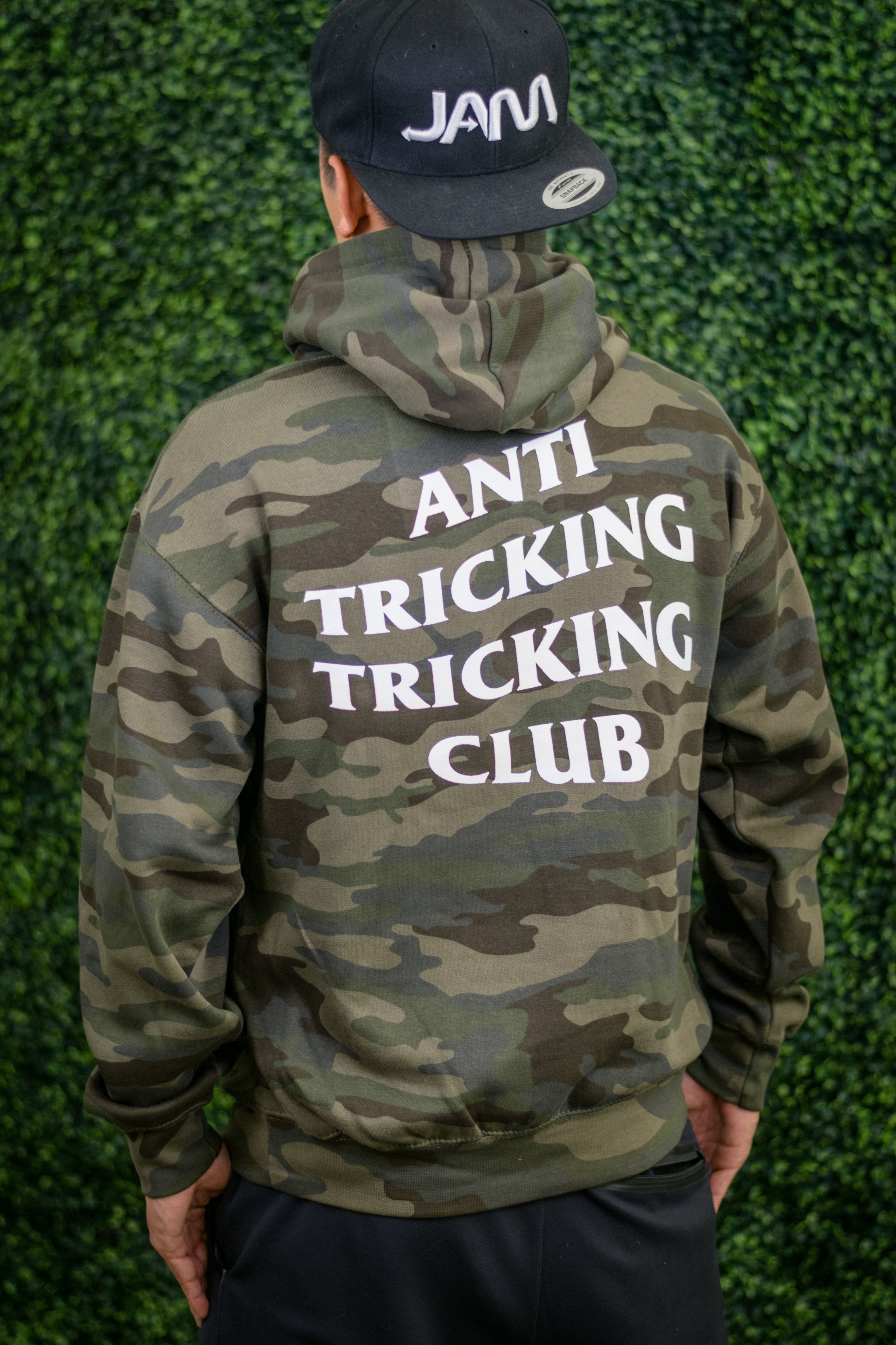 Camo anti social discount social club hoodie