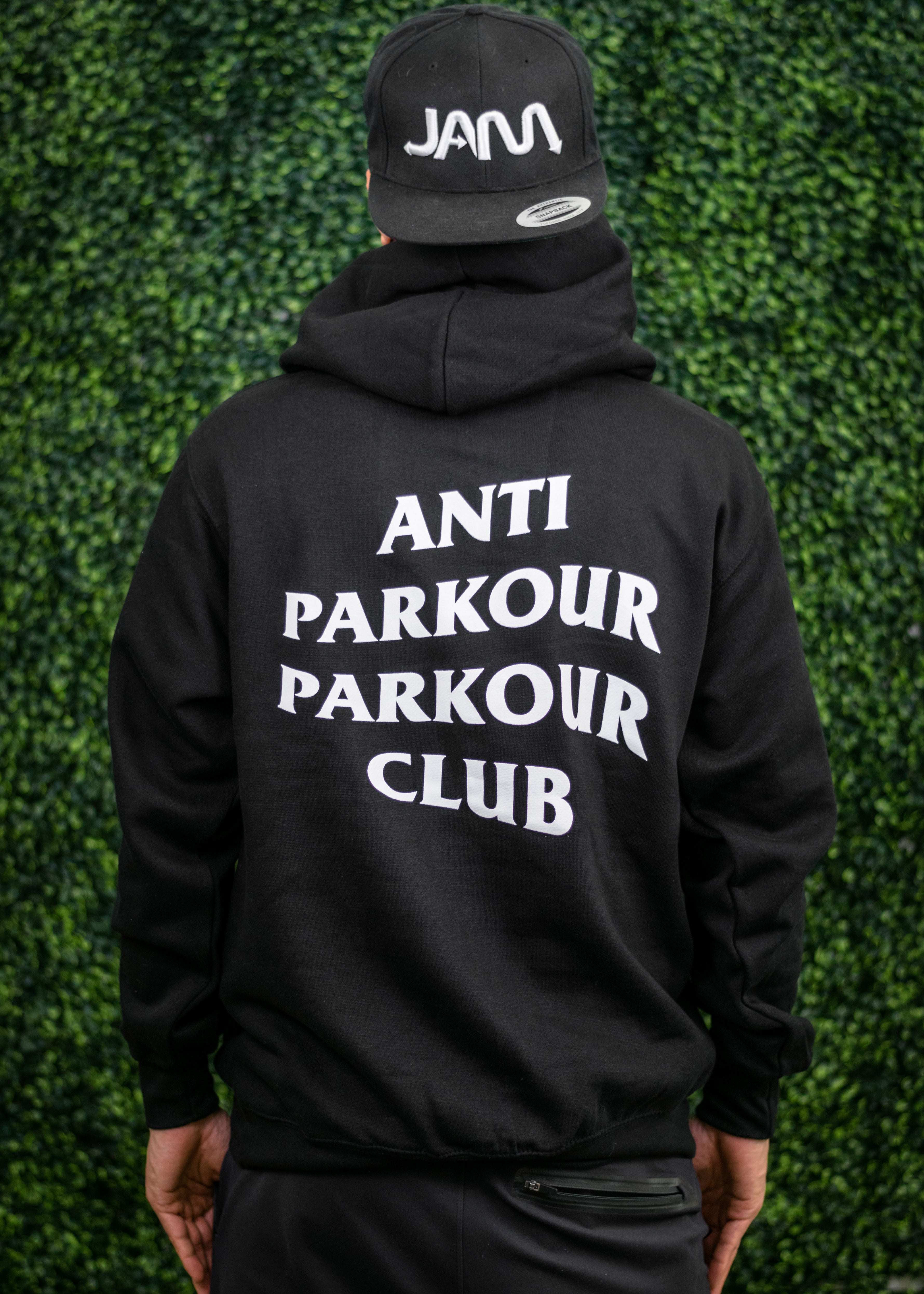 ANTI PARKOUR PARKOUR CLUB HOODIE – Joining All Movement